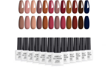 Pack de 12 esmaltes semipermanentes de gel de AIMEILI