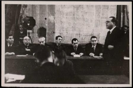 Juan Negrín interviene ante la sesión de las Cortes celebrada en Sant Cugat