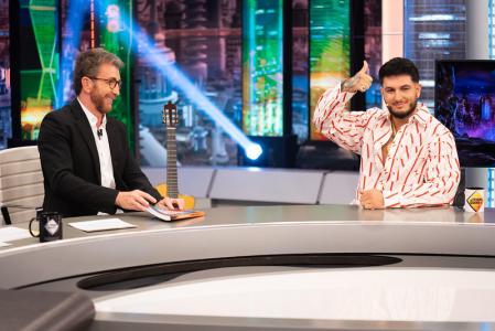Omar Montes regresó a 'El hormiguero' para presentar su libro de memorias