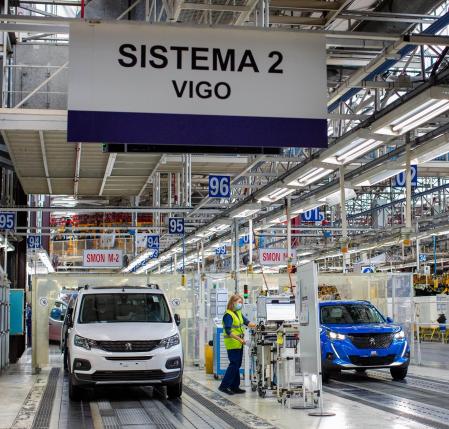 Planta de Stellantis en Vigo (Galicia)