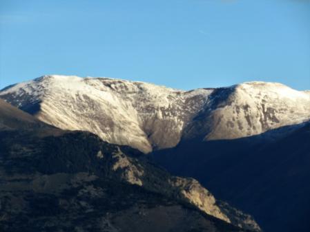Vistas de otoño desde el Coll de Jou.