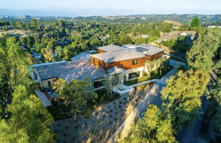 Visión aérea de la propiedad, que abarca un total de 4.850 m2.