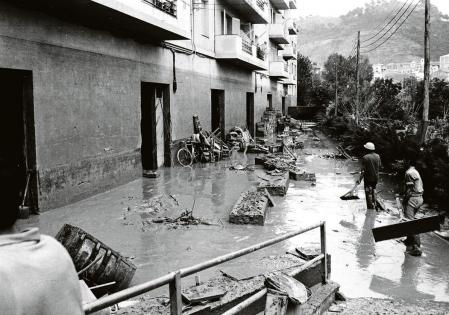 Inundaciones en Martorell de 1971 por la crecida del Llobregat y del Anoia
