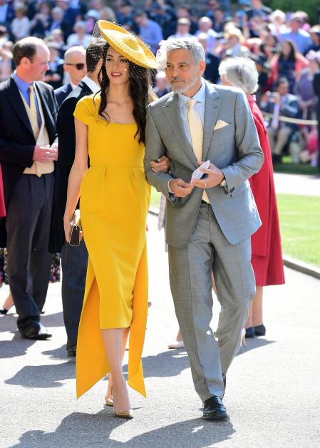 El vestido mostaza que lució en la boda de Meghan Markle y el príncipe Harry la catapultó a la lista de famosas mejores vestidas