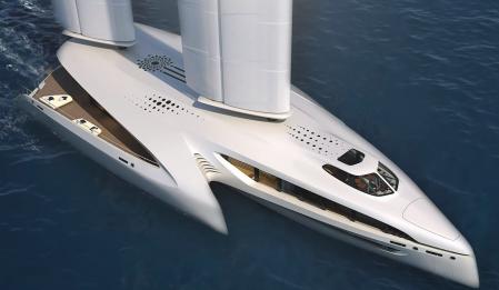 Seaffinity, el fascinante trimarán de hidrógeno para surcar los mares sin emisiones.