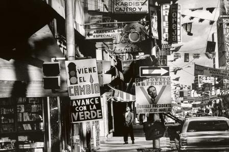 'Campaña electoral', Paolo Gasparini, avenida Urdaneta, Caracas, 1968