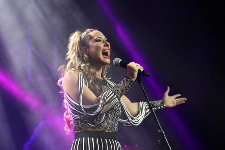 Rosario Mohedano performing during premiere Album “ Me voy acercando a ti “ in Madrid on Thursday , 25 october 2018