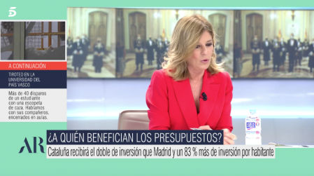 Esther Palomera habla sobre los Presupuestos del Estado en 'El programa de Ana Rosa'