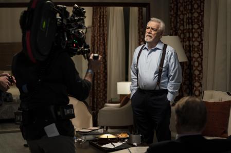 Brian Cox, inmenso Logan Roy.