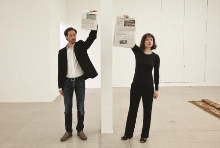 'El artista sin obra (una visita guiada en torno a nada)', performance de Dora garcía