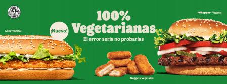 Oferta vegetariana de Burger King