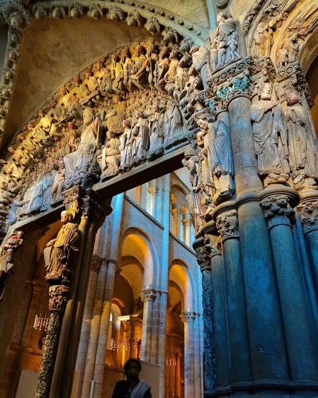 Interior de la Catedral de Santiago de Compostela.