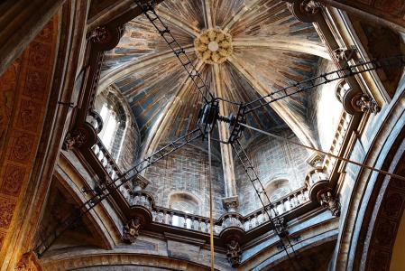 Interior de la Catedral de Santiago de Compostela.
