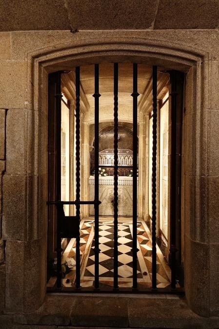 Interior de la Catedral de Santiago de Compostela.