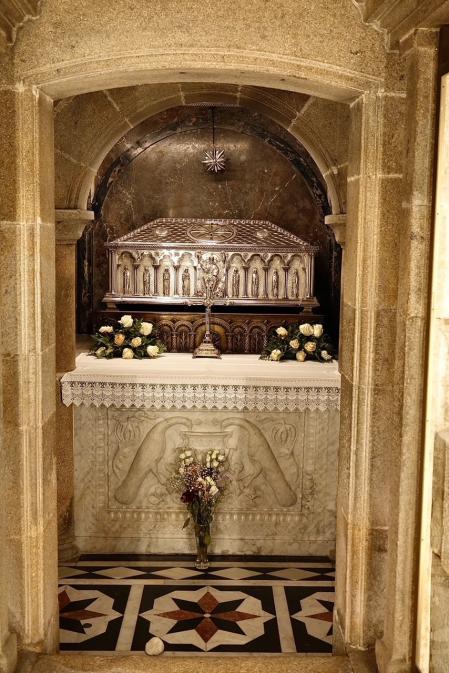Interior de la Catedral de Santiago de Compostela.
