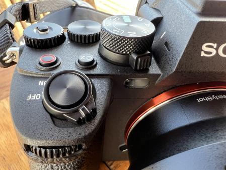 El botón de disparo de la Sony Alpha 7 IV