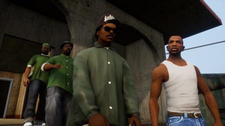 Imagen de la versión remasterizada de GTA San Andreas