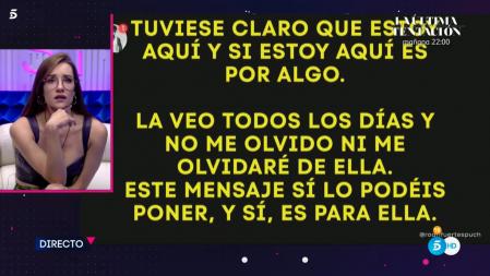 'Secret Story': El mensaje de Rodri que sabe a poco a Adara