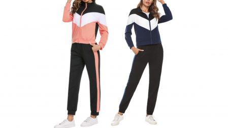 Conjunto de chándal para mujer de algodón de Irevial