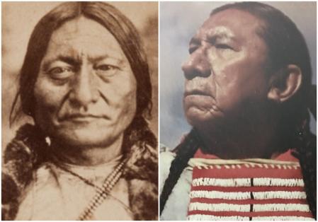 Toro Sentado y su bisnieto