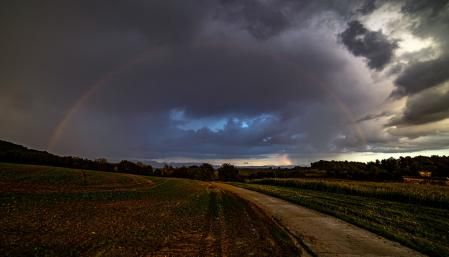 Arco iris en Vic.