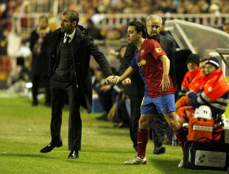 FOTO CESAR RANGEL
SEVILLA BARCELONA CAMBIO XAVI
 29 11 08