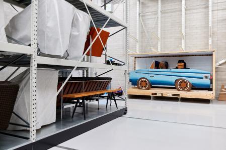 Una de los seis bunkers del Depot, el nuevo almacén visitable del museo Bojmans van Beuningen