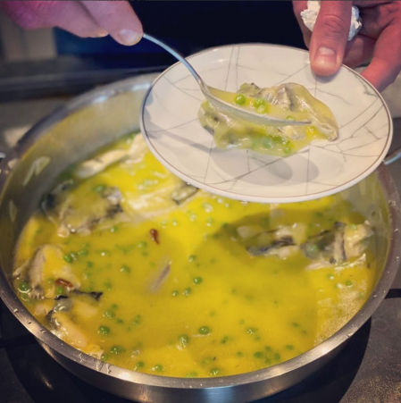 Cocochas de merluza al pil pil