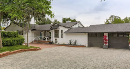 Vista del acceso a la finca.