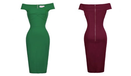 Vestido palabra de honor Belle Poque