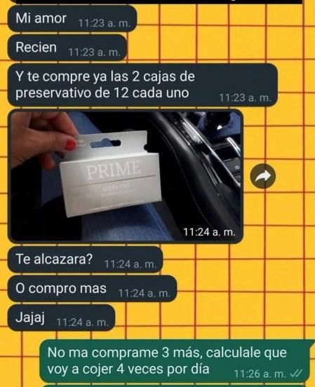 La conversación entre madre e hijo