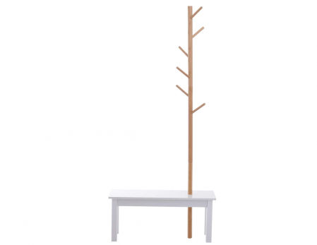 Banco con perchero Homcom