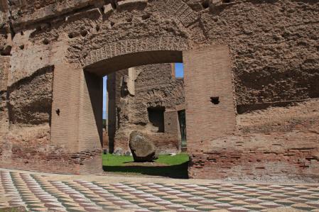 Mosaico de las termas de Caracalla, en Roma