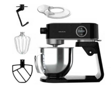 Cecotec, Twist&Fusion 4000 Luxury Black, batidora amasadora