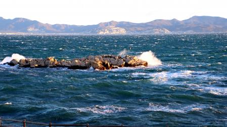 Tramontana de otoño en L'Escala.