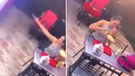 La pasividad de la mujer ha impresionado a millones de personas