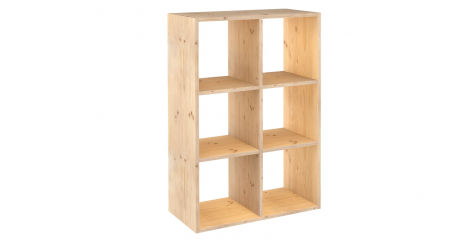 Estantería de madera en kit Dinamic de 36,2 x 105,4 x 33 cm