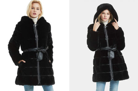 Abrigo peludo Bellivera