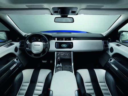 Interior del Range Rover Sport SVR