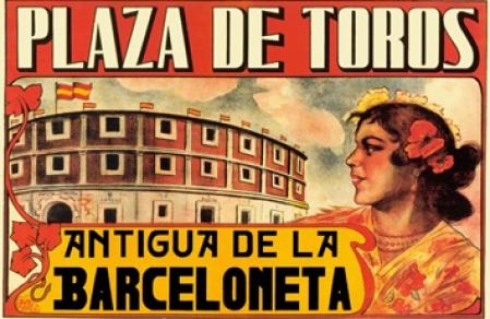 Cartel de una corrida de toros en El Torín.