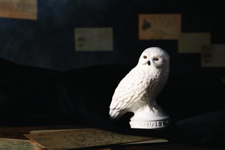 Pajarito de gres Hedwig colección Harry Potter