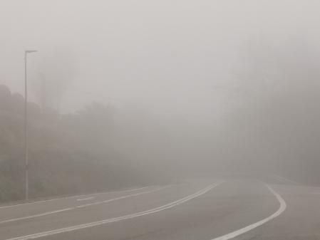 Niebla otoñal en el Vallès.