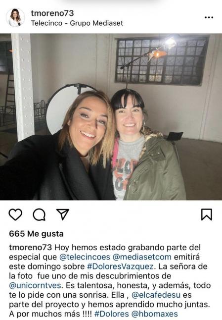 Toñi Moreno y su desliz