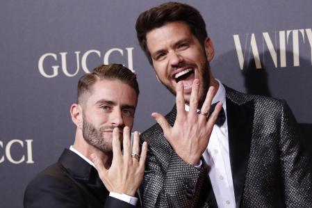 Pelayo y Andy se casaron apenas un año después de conocerse.