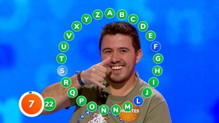 Orestes intenta perder el tiempo en El Rosco de 'Pasapalabra'