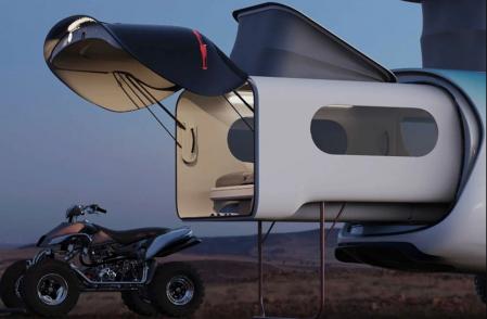 Whale Trailer Cabin, la sorprendente caravana extensible que lleva la modularidad a otro nivel.