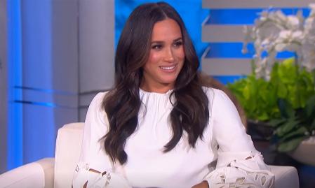 Meghan Markle durante la entrevista en el programa de Ellen DeGeneres