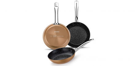 Monix M740040 Copper - Set de 3 Sartenes