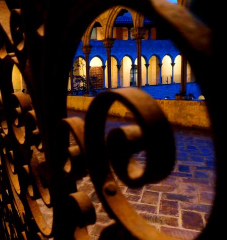 Petricor de la lluvia en el monasterio de Pedralbes.