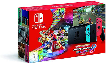 Nintendo Switch con Mario Kart 8